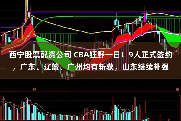 西宁股票配资公司 CBA狂野一日！9人正式签约，广东、辽篮、广州均有斩获，山东继续补强